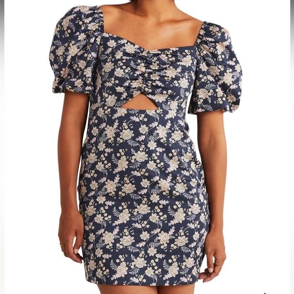 Boden Floral Mini Dress - Picture 1 of 2